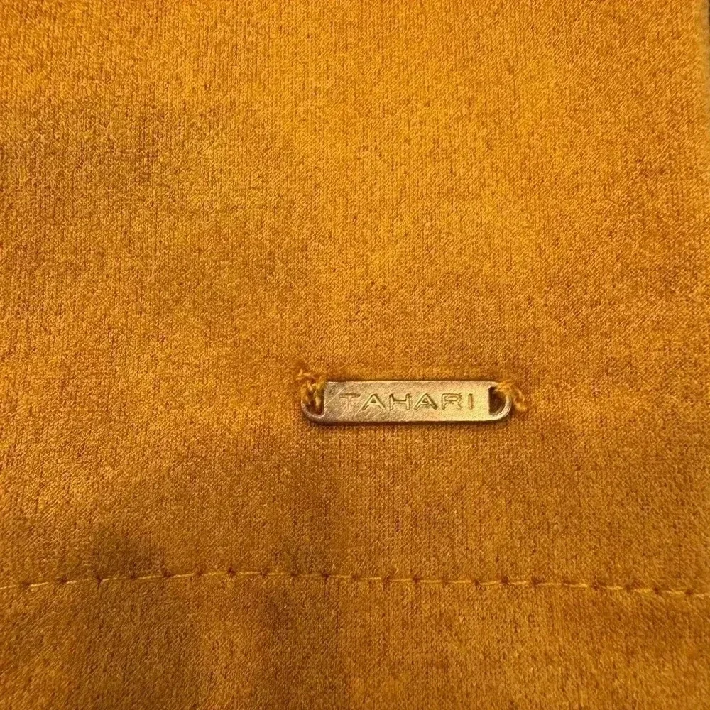 Tahari girls faux suede moto jacket. Brown size 6. Excellent condition